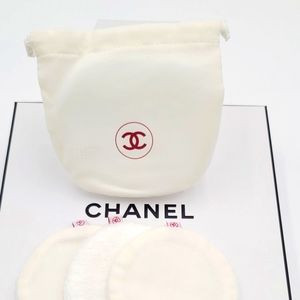 Chanel No1 washable cotton pads in pouch set of 3 Collectors Gift